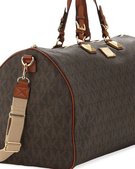 jet set large weekender michael kors|michael kors duffel bag.